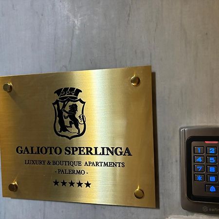 Galioto Sperlinga Luxury Boutique Apartments Palermo Buitenkant foto